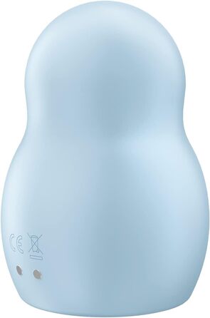 Вібратор Satisfyer Pro To Go 1 | Подвійний мотор | Компактний, перезаряджається | Водостійкий (IPX7) | Вібратор-імпульс | Інтимна іграшка для жінок, універсальний розмір (Світло-блакитний)