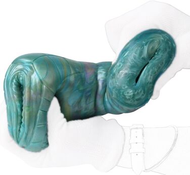 Іграшка для чоловіків Jixaxe Alien Monster - реалістична мастурбатор з вагінальним та анальним отвором