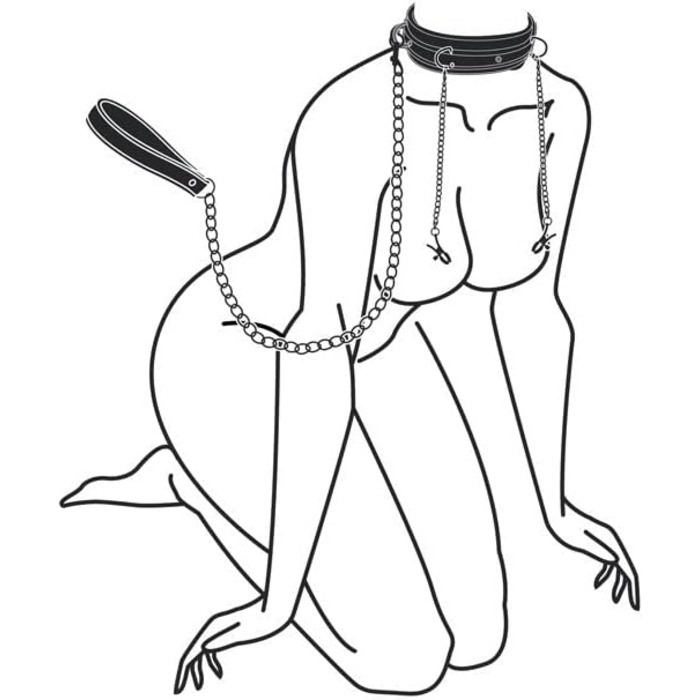 EasyToys Набор наручників з екошкіри, регульовані, 80 см, діаметр 11-28 см, для ролевих ігор