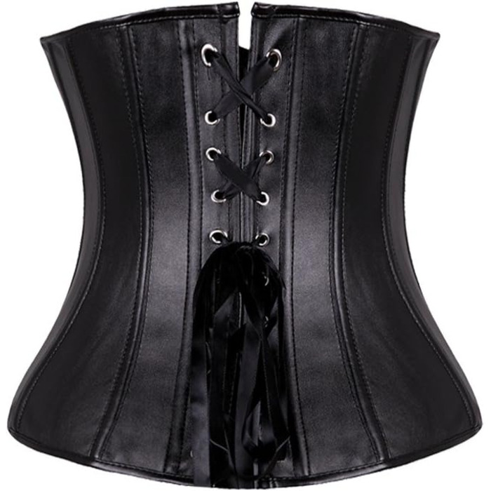 Корсет жіночий Beauty-You, готичний стиль, корсет-бра з шнурівкою, жакет з різьбленням, чорний, 5XL