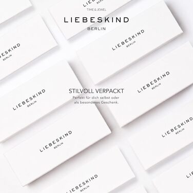 Жіночий годинник Liebeskind Berlin: круглий кварцовий, 34мм, міланський ремінець, водонепроникність 5ATM, колір рожеве золото-чорний, перламутр