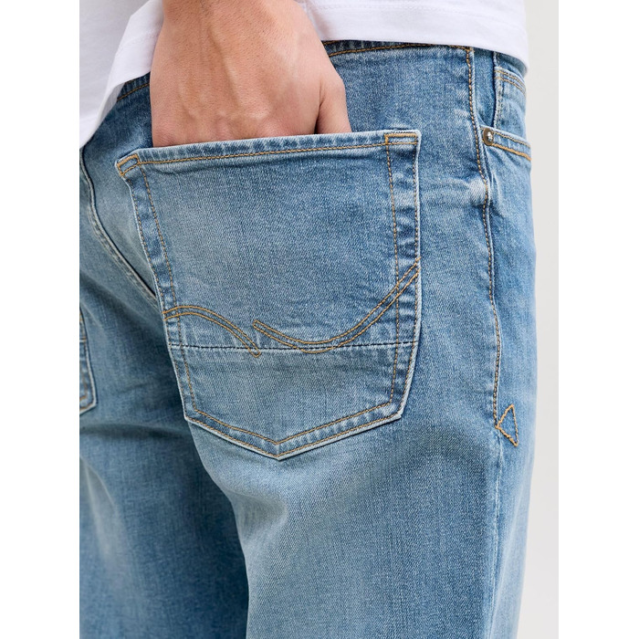 Чоловічі джинси Jack & Jones JJICLARK Regular fit, синій денім, 34W / 32L