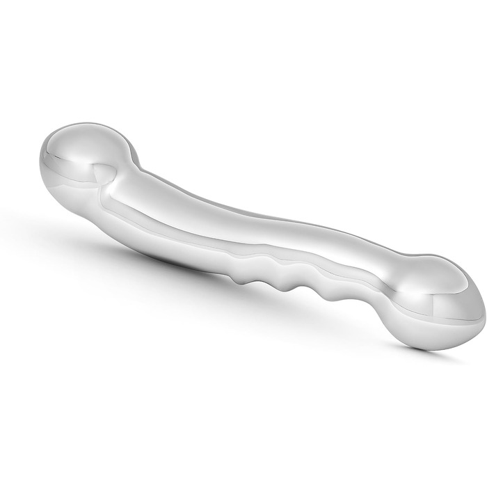 Анальний та вагінальний двосторонній секс-іграшка для чоловіків з нержавіючої сталі, стимулятор простати (DD1)