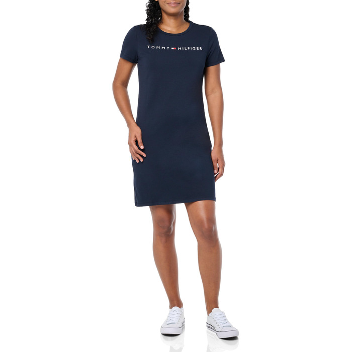 Сукня-футболка Tommy Hilfiger Daen - жіноча бавовняна сукня з коротким рукавом, колір 