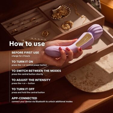 LELO SWITCH: жіночий вібратор з Bluetooth, 12 режимів, рожевий
