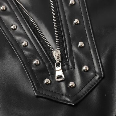 Чоловічі штани-легінси з еластичної шкірозамінної тканини Wetlook, Slim fit, для мотоциклів, вечірок, клубів (M, Чорний)