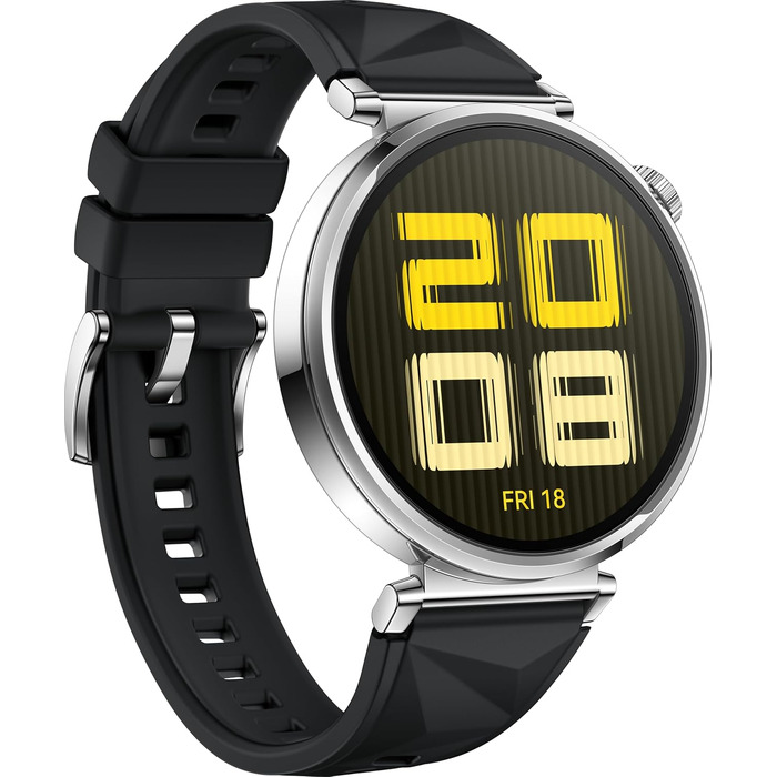 Смарт-годинник Huawei Watch GT5 41mm Black: спортивний годинник з ЕКГ, GPS, моніторингом здоров'я та Bluetooth-дзвінками, до 14 днів автономності, для iOS та Android