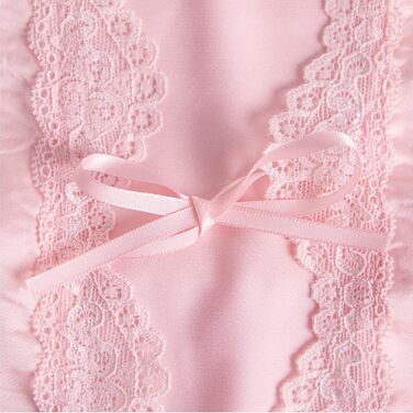 Легкий халат Aranmei для жінок з атласу, короткий, з V-подібним вирізом, 3/4 рукав, халат для нареченої/дуже близької подруги нареченої, з поясом, шовковий кімоно, нічна сорочка, розмір M, світло-рожевий