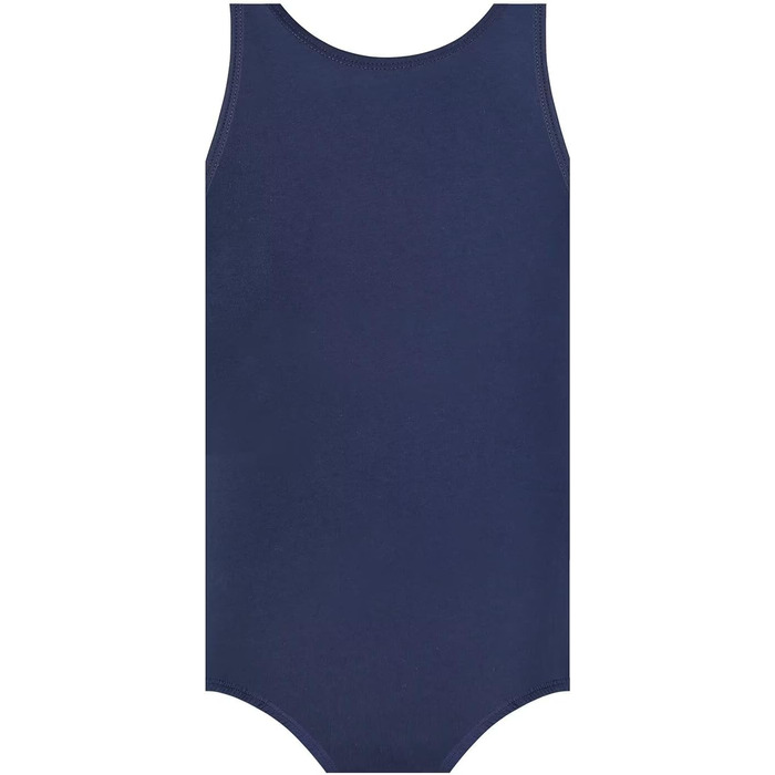 Боді Landofgenie з бавовни, темно-синій, розмір S - одноцільний костюм на бретелях для дорослих