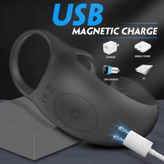 Вібруючий кільце для чоловіків, масажер простати, інтимні іграшки для дорослих