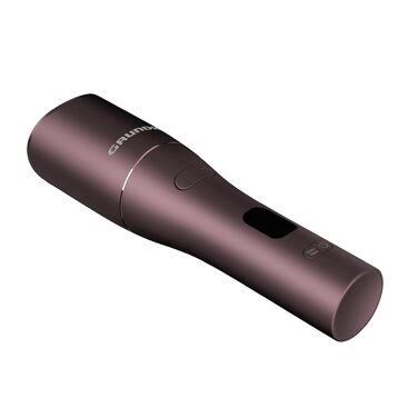 Автоматичний стайлер для завивки волосся Grundig EasyCurl HS 6230, бездротовий керамічний плойка для локонів, 3 температурні режими, LCD-дисплей, фіолетовий