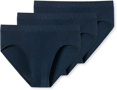 Труси чоловічі Schiesser 3 шт. з м'яким поясом, бавовна Bio, Multipack, темно-синій