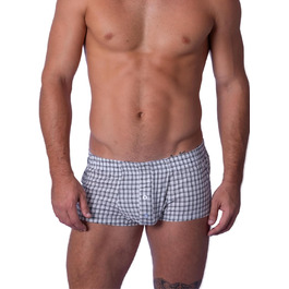 BIMONI Боксер чоловічий з бавовни, низька посадка, сексуальний, труси, білий, розмір M