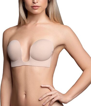 Бюстгальтер Bye Bra для жінок, бежевий, еротичний дизайн