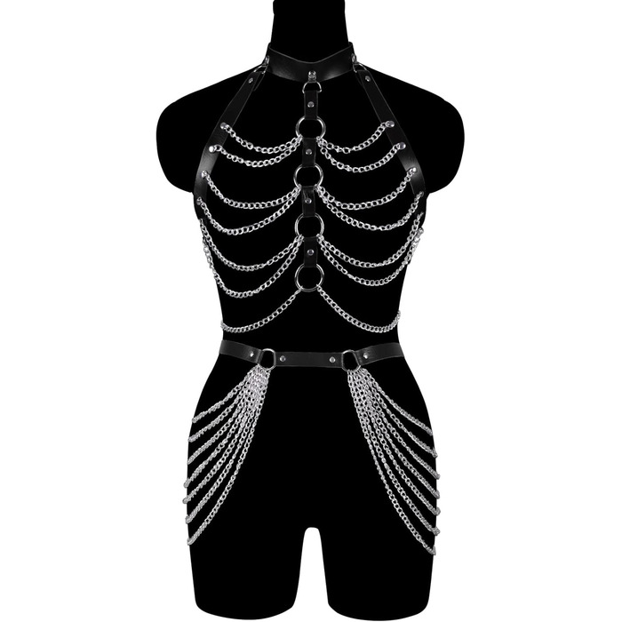 Жіночий корсет-зачіп для панчіх з ремінним поясом у стилі панк, чорний, аксесуар для вечірок та танців