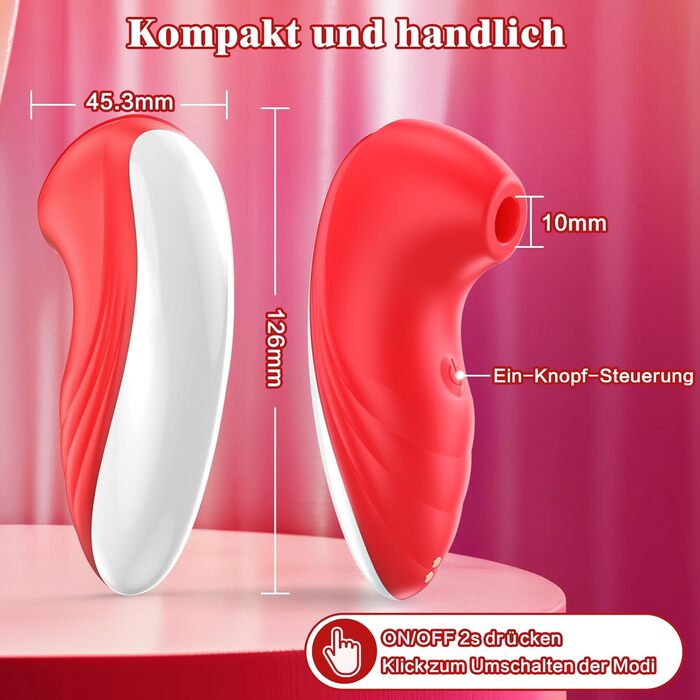 Вібратор жіночий силіконовий Claret з 7 режимами вібрації, безшумний та потужний для стимуляції