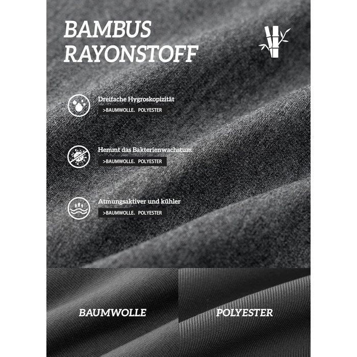 Слип чоловічий DAVID ARCHY з бамбука (XXL, 7 шт., багато кольорів) - м'яка підгузка без етикетки