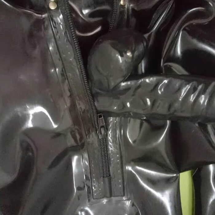 Латексний костюм для чоловіків ZWBHSH з маскою, латексна білизна, BDSM, косплей, клубний костюм