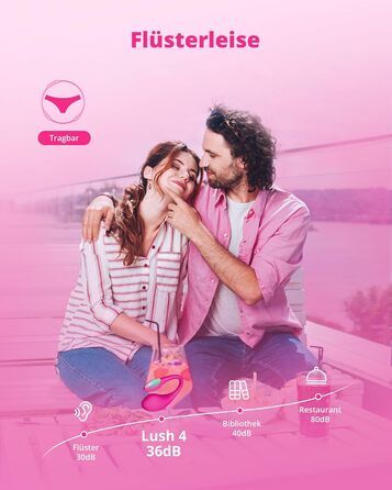 LOVENSE Lush 4.0 - вібратор G-Spot з LED-підсвіткою та пультом дистанційного керування - іграшка для дорослих для жінок та пар