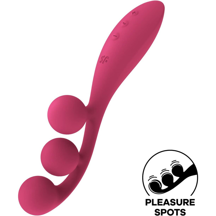 Satisfyer Tri Ball 1: жіноча вібратор з трьома моторами | Водонепроникний секс-іграшка | 20,5 см