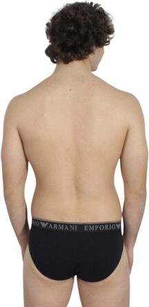 Слип чоловічий Emporio Armani (2 шт. в упаковці) (XL, Чорний/Чорний)