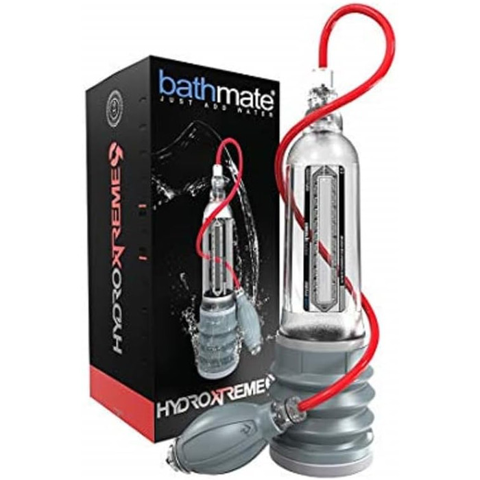 Bathmate HydroXtreme9 - водяна помпа для збільшення пеніса та покращення ерекції. Медична помпа, виготовлена у Великобританії (18-23 см)