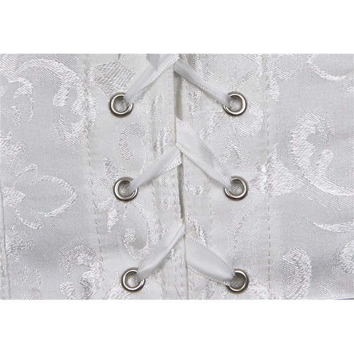 Корсет для жінок Grebrafan з підтримкою грудей, білий, розмір 28-30