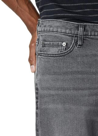 Чоловічі джинси Amazon Essentials Bootcut прямого крою, сірий вицвілий колір (31W / 32L)
