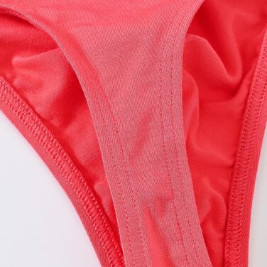 Танга для чоловіків BIATWOWR з еластичного матеріалу без етикетки, червоний (XXL)