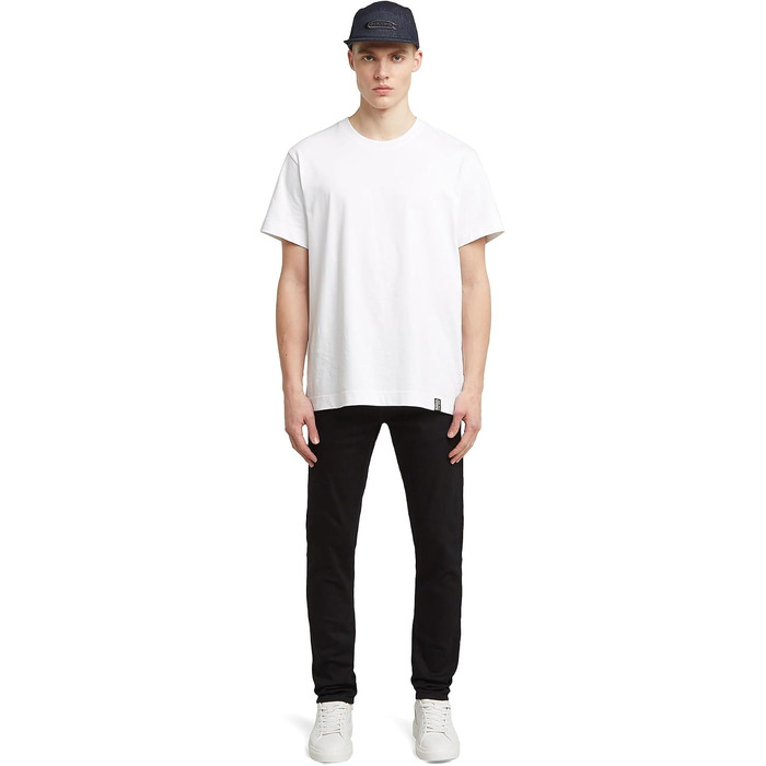 Чоловічі джинси G-Star RAW 3301 Slim Fit — вузькі сині джинси