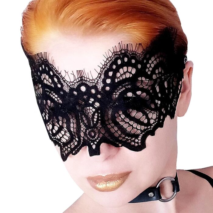 Чорна мереживна маска для жінок з блакитними стразами – венеціанська маска для маскараду, карнавалу, Хелловіну, вечірки, Фашинг, бал-маскарад, ручна робота, елегантна маска для очей (графіт)