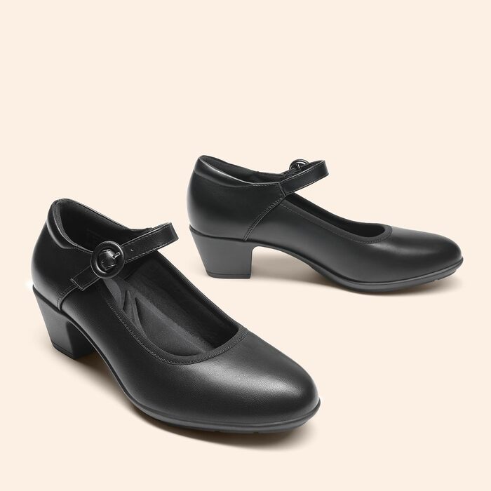 Жіночі туфлі-човники DREAM PAIRS з закритим носком, чорні, розмір 36.5 EU