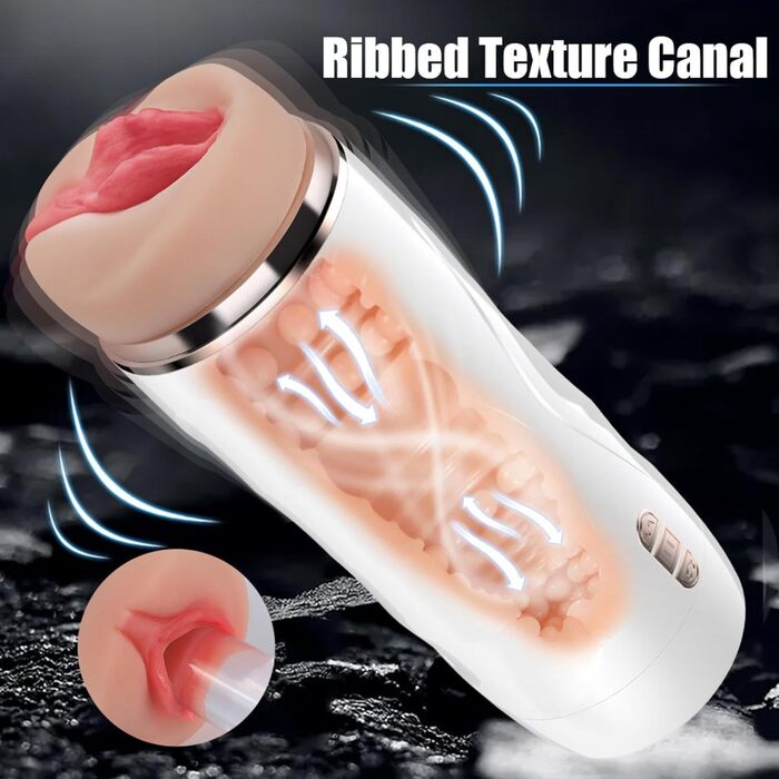 Автоматичний електричний мастурбатор-кубок з 5 режимами всмоктування та 10 вібраційними режимами для чоловіків