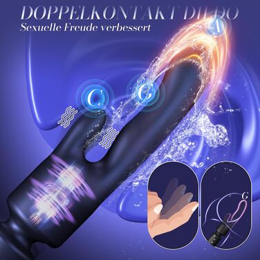 Вібратор жіночий з насадкою для стимуляції простати, 10 режимів вібрації, чорний - набір для пар