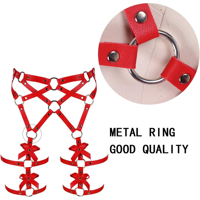 Жіночий корсет-зачіп з PU шкіри, чорний, з еластичними ремінцями, стиль панк