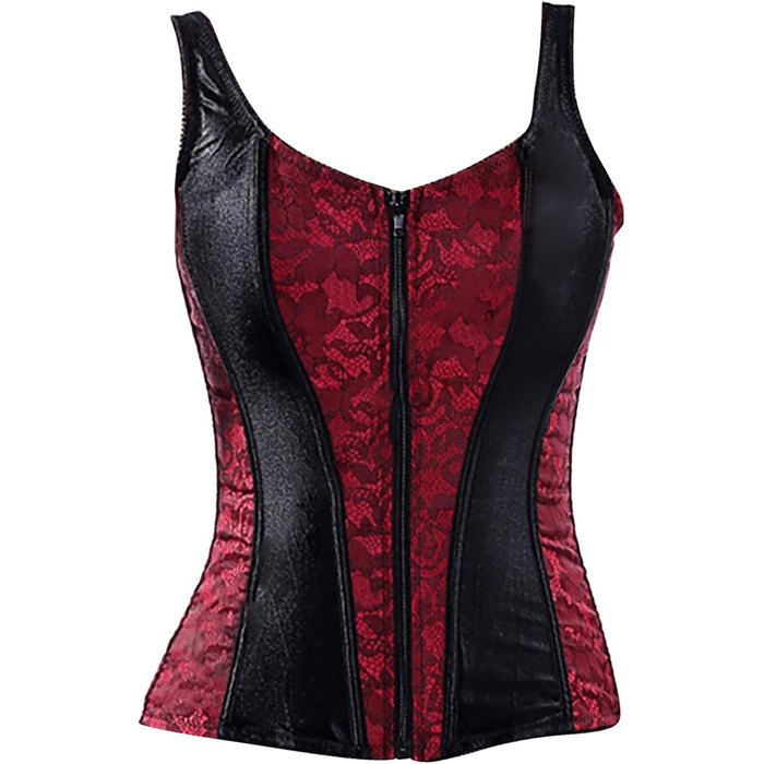Корсет-корсет для жінок Korsage Karneval, під груди, клубний одяг, червоний, розмір M
