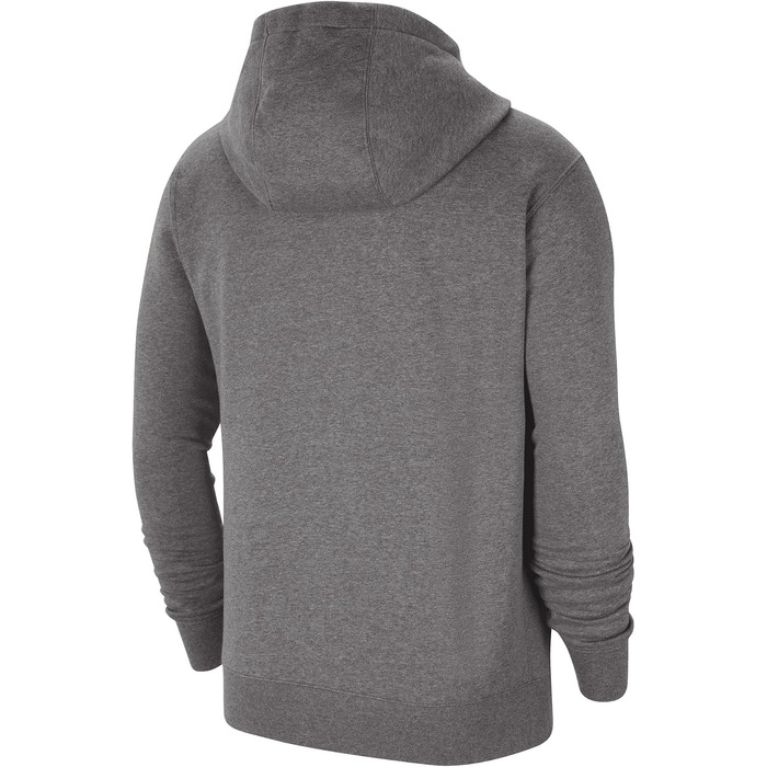 Чоловіча флісова кофта-худі Nike Park 20 з капюшоном та блискавкою, Charcoal Heather/White, розмір S