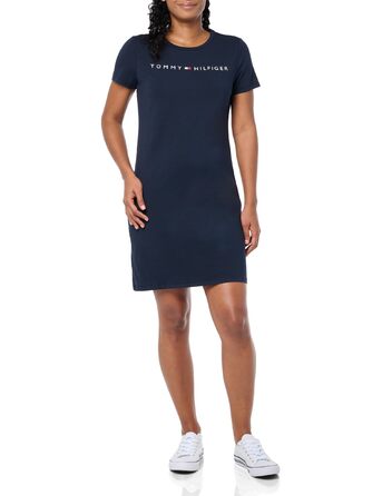 Сукня-футболка Tommy Hilfiger Daen - жіноча бавовняна сукня з коротким рукавом, колір 