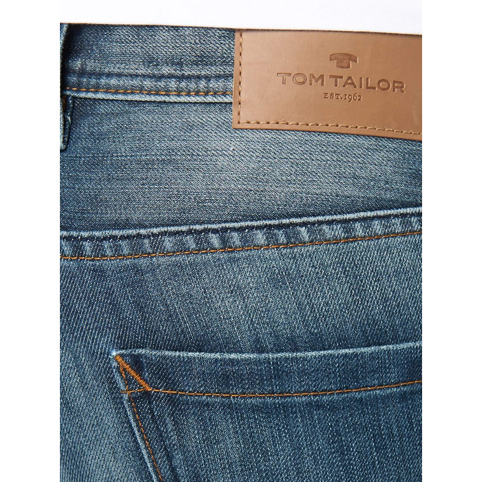 Чоловічі джинси Tom Tailor Josh Regular Slim зі стрейчем, Mid Stone Wash Denim, 34W/36L