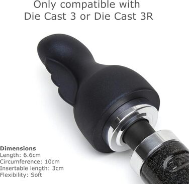 Насадка Doxy Rabbit для G-точки, чорний колір, 400 г