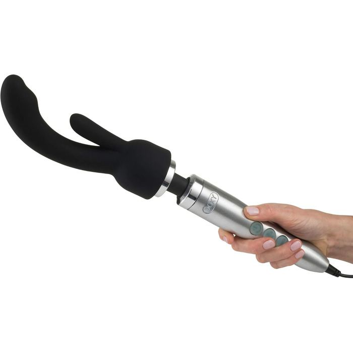 Насадка Doxy Rabbit для G-точки, чорний колір, 400 г