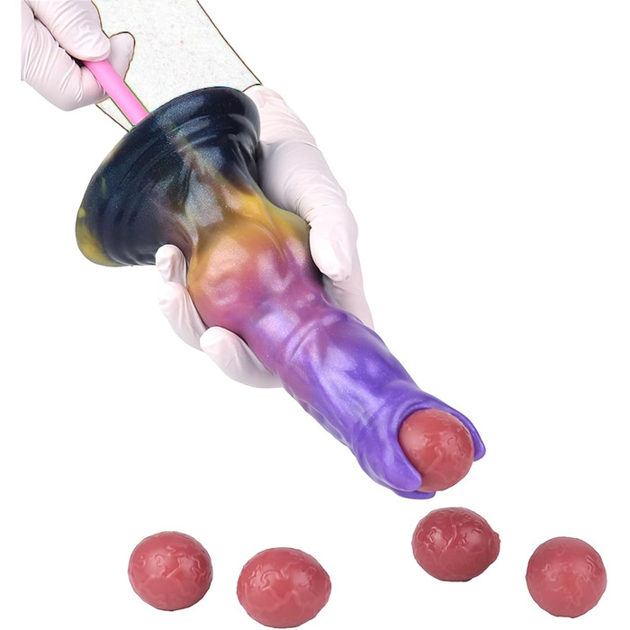 Анальний дилдо Axcroo з 5 кульками, анальний яйце, дилататор ануса, іграшка для дорослих