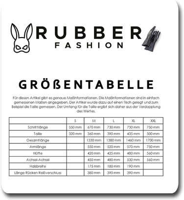 Комбінезон Rubberfashion Wetlook з ефектом глянцю - чорний металік (для жінок та чоловіків)