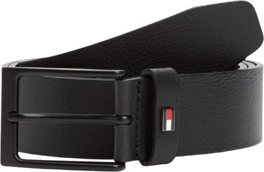Чоловічий шкіряний ремінь Tommy Hilfiger Layton, 3.5 см, чорний