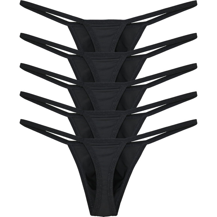 Сліп-труси чоловічі iKingsky (5 шт. в упаковці, чорний, S)