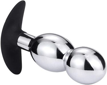 Анальний дildo з нержавіючої сталі для дорослих - SM іграшки для жінок та чоловіків