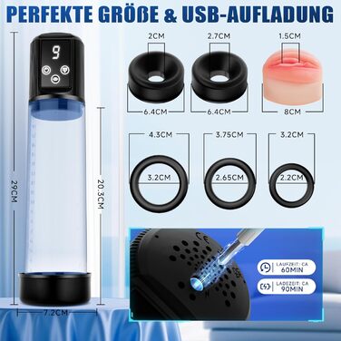 Набір секс-іграшок для пар Eisches: вібратори, стимулятори клітора, сосків та пеніса, анальний плагін, 10 режимів, прозорий