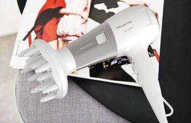 Фен для волосся Rowenta Powerline CV5930 з іонізацією Ionic Booster, 6 режимів температури та швидкості, функція холодного обдуву