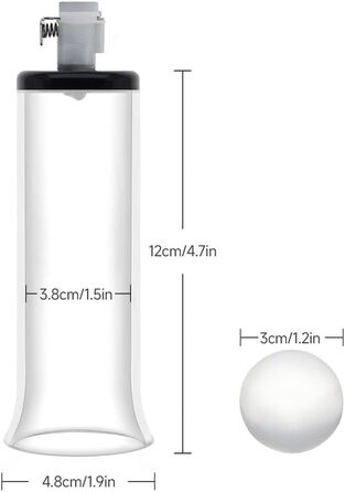 Набір для корекції статевого члена для чоловіків з манометром та ручкою. Масажер для статевого члена, силіконовий, для еротичних ігор.