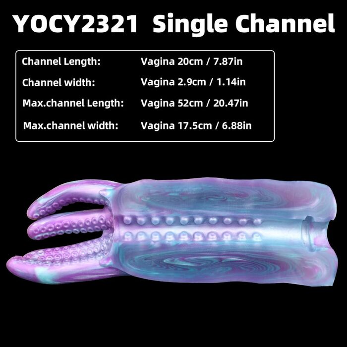 Реалістичний секс-іграшка Октопус Qiyasex для чоловіків та пар – Pocket Pussy з 3D-текстурою